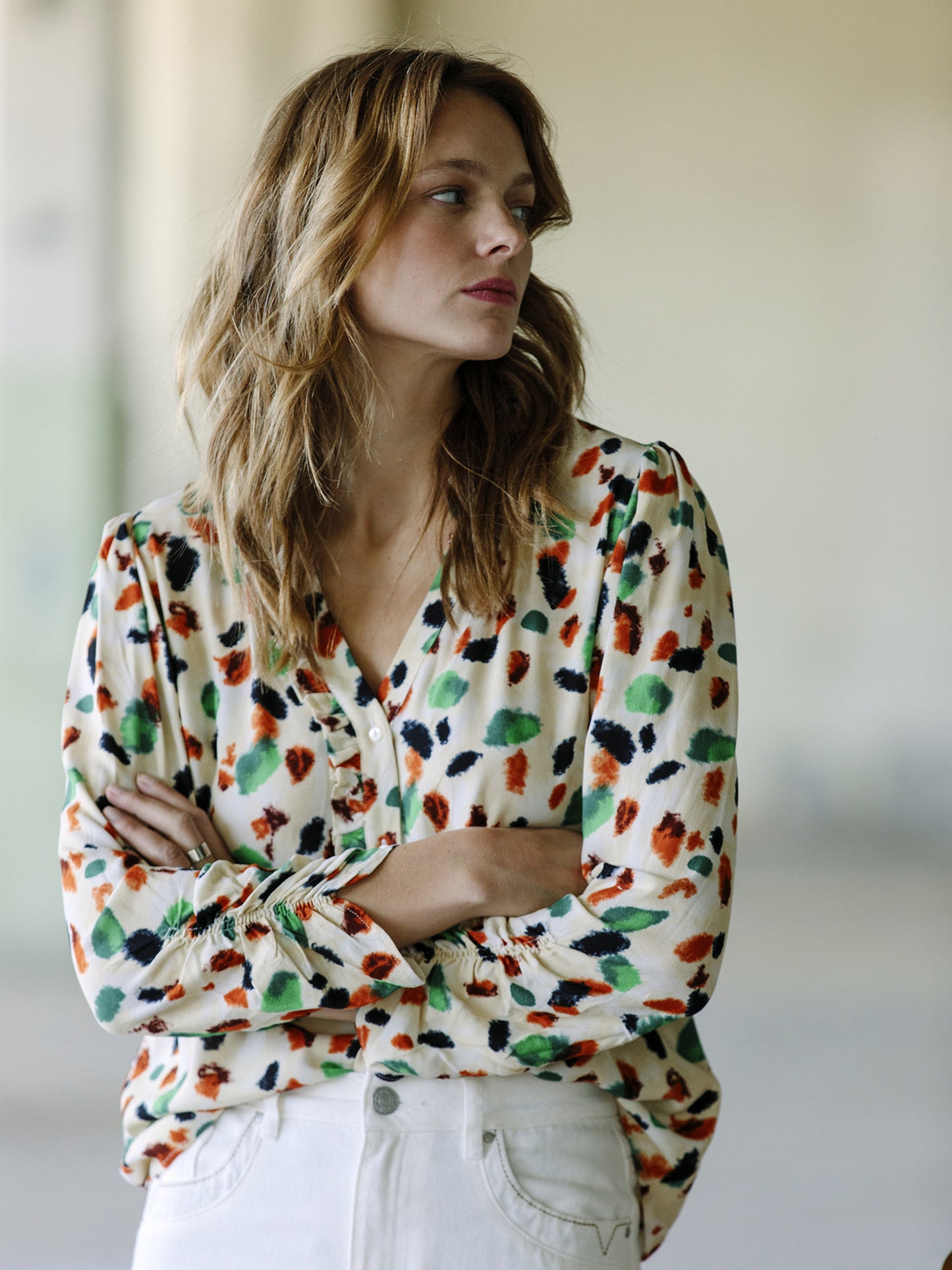 Romantic Shirt in Ecru