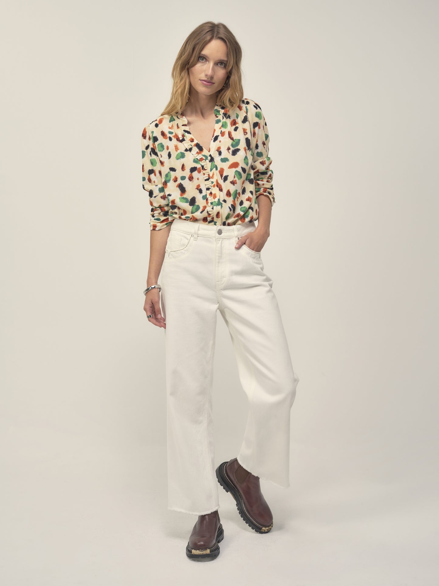 Romantic Shirt in Ecru