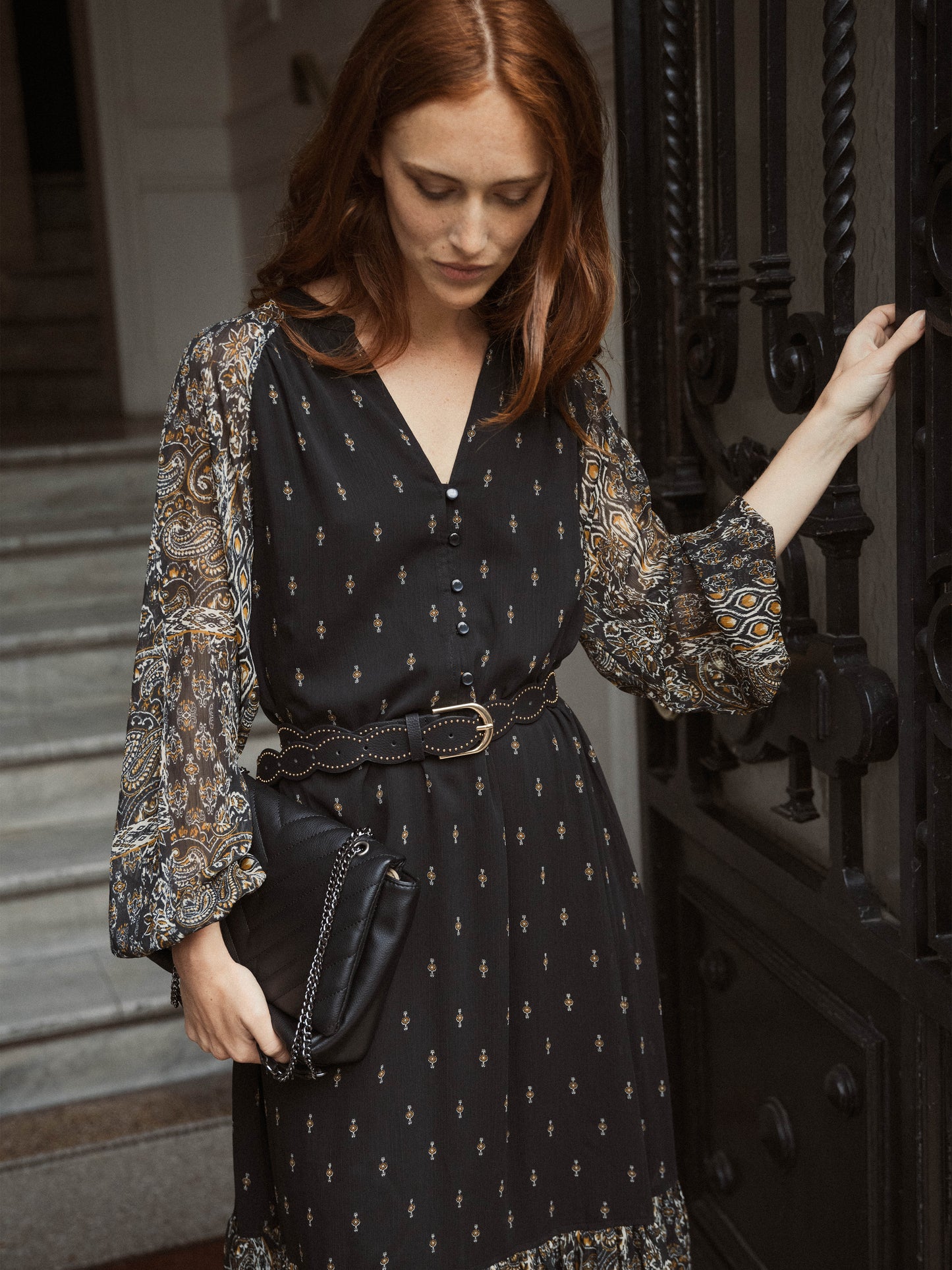 Long Patchwork Dress