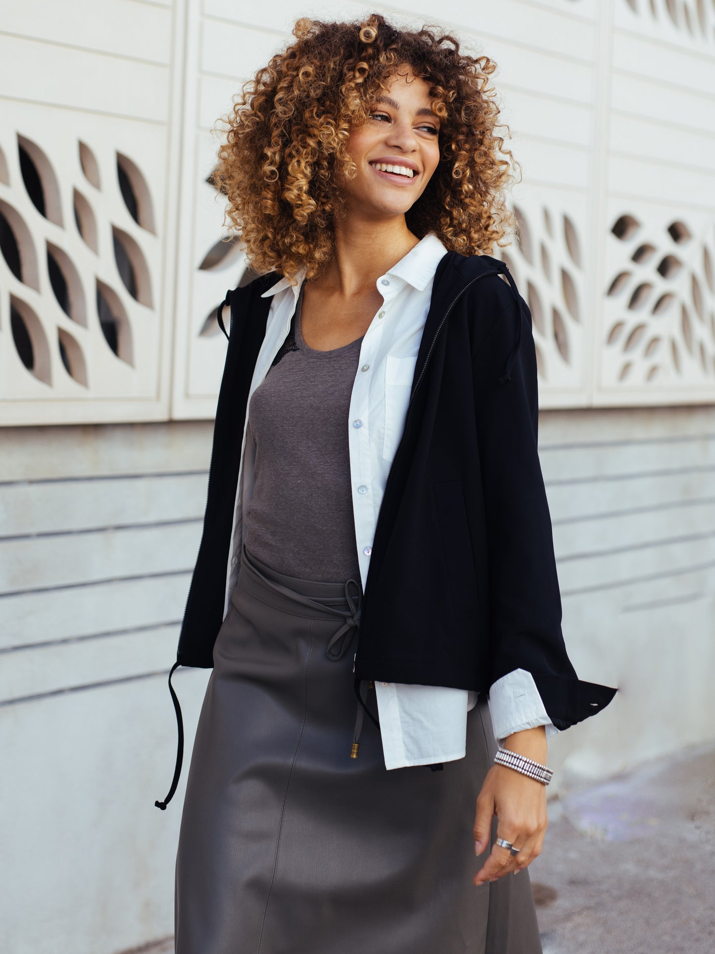Urban Chic Jacket in Black