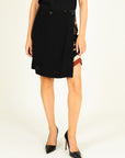 Wrap Skirt in Black Size 8, 10, 16