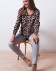 Trousers with lurex stitching Size 10