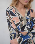 Sparkly Neckline Blouse in Blue Size 6