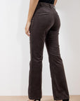 Velvet High Waisted Trousers Size 10