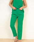 Asymmetric top and trousers Size 10