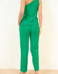 Asymmetric top and trousers Size 10
