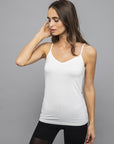 EMMA Cami Top in Ecru