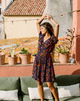 Printed Skater Dress Size 6