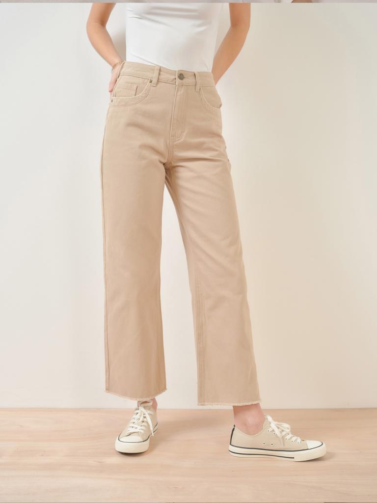 ALICE 7/8 high waist jeans in Putty