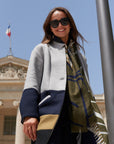 Quadricolour coat Size 8