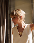 Dress in Cream with Detachable Brooch Size 8