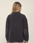 Fleece Jacket in Charcoal Grey Size T0
