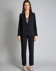 Satin band Trousers in Black Size 8, 12, 18,