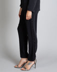 Satin band Trousers in Black Size 8, 12, 18,
