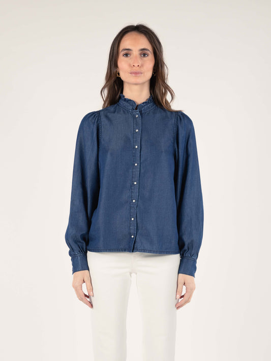 Lyocell Shirt in Denim