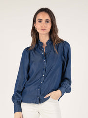 Lyocell Shirt in Denim