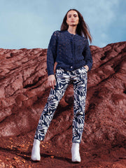 Printed trousers