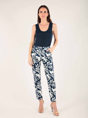 Printed trousers