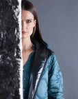 Long Quilted Reversible Coat