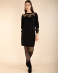 Jumper Dress with Lace