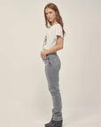 Romy Grey Jeans with zip detail Size 8