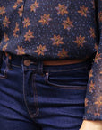 KATE jeans with lurex detail on waistband Size 6