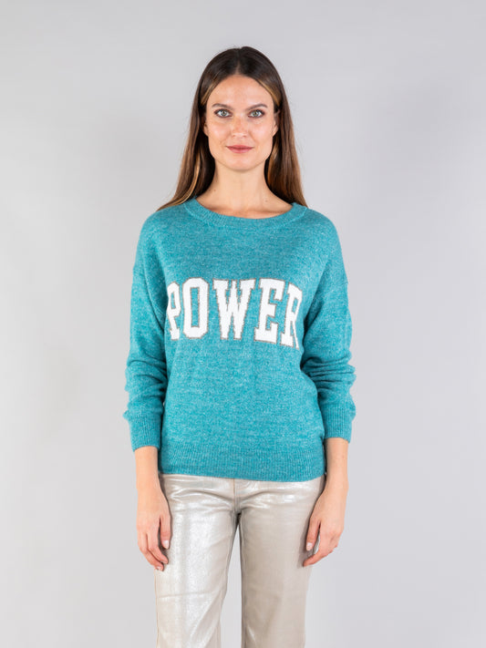 Power Jumper in Teal