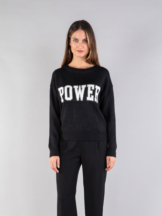 Power Jumper in Black