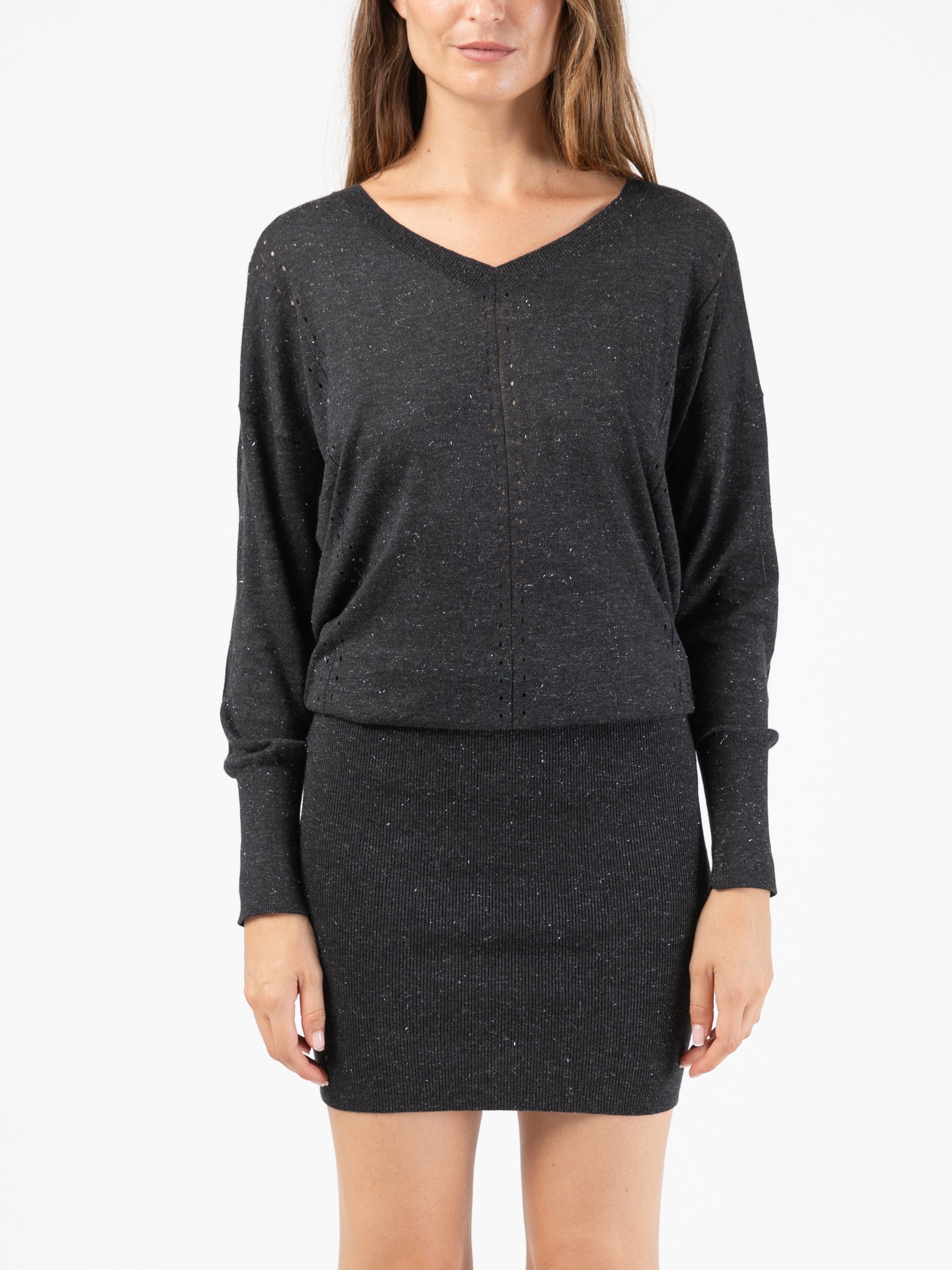 Jumper Dress in Dark Slate Size 10