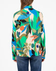 Printed Shirt in Green Size T2