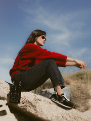 Reversible Boucle Jumper in Red