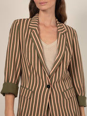 Striped Blazer