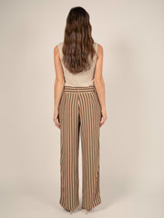 Striped Wide Leg Trousers