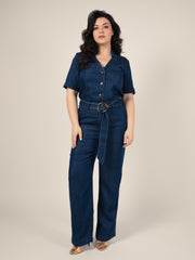 Denim Jumpsuit in Blue