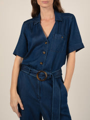 Denim Jumpsuit in Blue