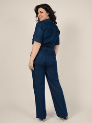 Denim Jumpsuit in Blue