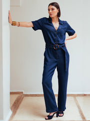 Denim Jumpsuit in Blue