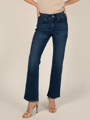 JANE Flared Jeans in Raw Denim