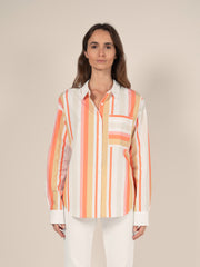 Striped Shirt in Apricot