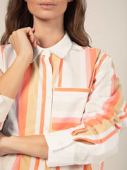 Striped Shirt in Apricot