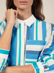 Striped Shirt in Azure