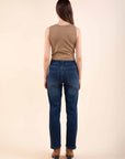 ROMY Straight Jeans in Blue Denim