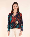 Printed Twisted Blouse
