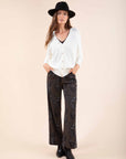Reversible Wool Blend Cardigan in Ivory