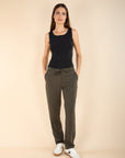 Casual Joggers in Khaki