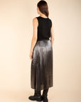 Long Pleated Skirt