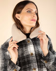 Short Checked Jacket