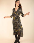 Long Printed Jersey Dress