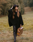 Buttoned Cape