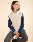 Sleeveless Zip-Up Jumper in Taupe